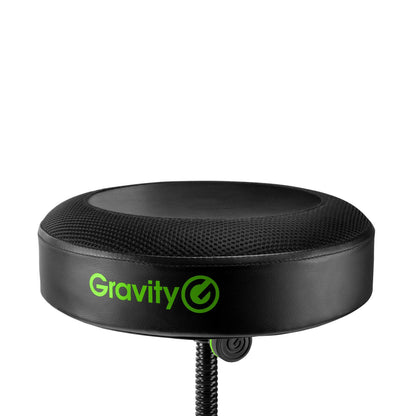 Gravity FD SEAT 1 Round Musicians Stool Foldable, Adjustable Height (Used)(Gravity Fd Seat 1 Round Musicians Stool Foldable Adjustable Height Used)