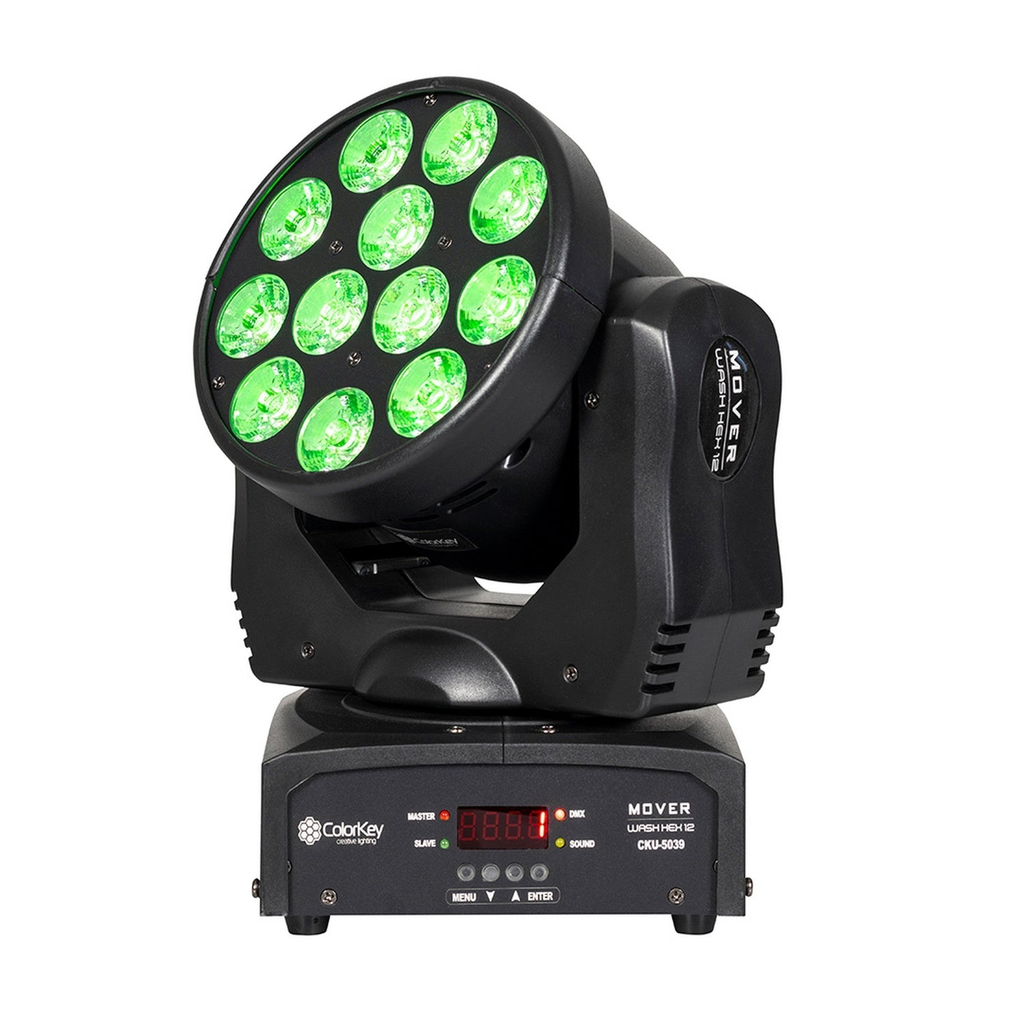  ColorKey Mover Wash HEX 12 RGBAW-UV LED Moving Head Wash Light(Colorkey Mover Wash Hex 12 Rgbaw Uv Led Moving Head Wash Light)