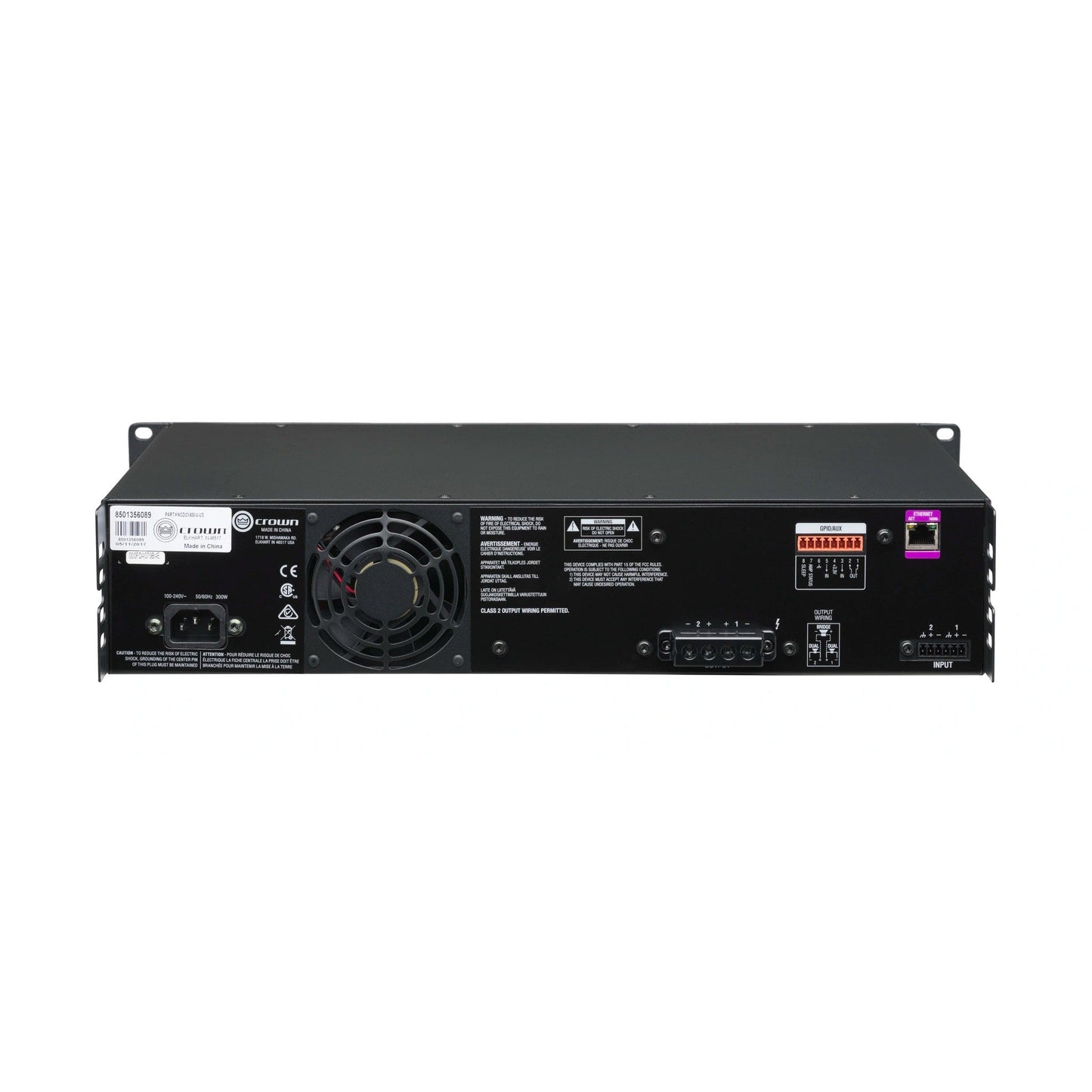  Crown CDi2x600BL 600W 2-Channel Analog Power Amplifier(Crown Cdi2x600bl 600w 2 Channel Analog Power Amplifier)