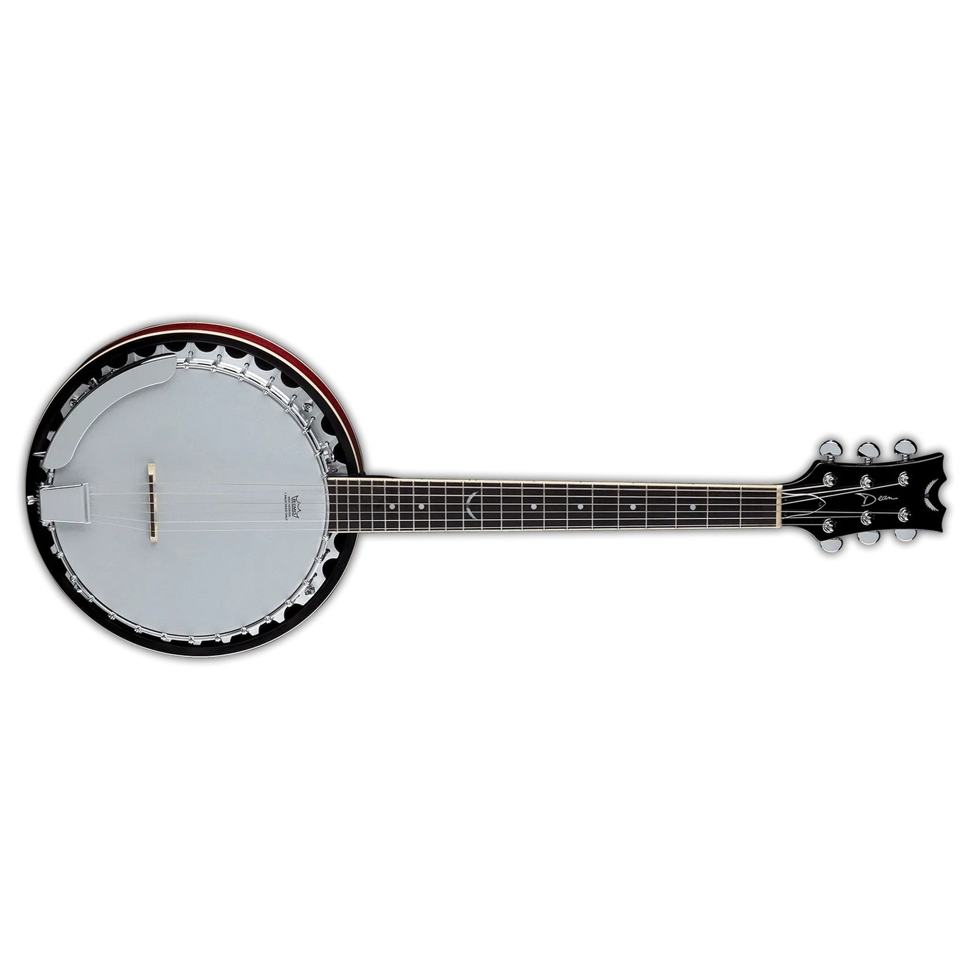  Dean Guitars Backwoods 6 Banjo Guitar, Six String With Pickup, Black Chrome(Dean Guitars Backwoods 6 Banjo Guitar Six String With Pickup Black Chrome)