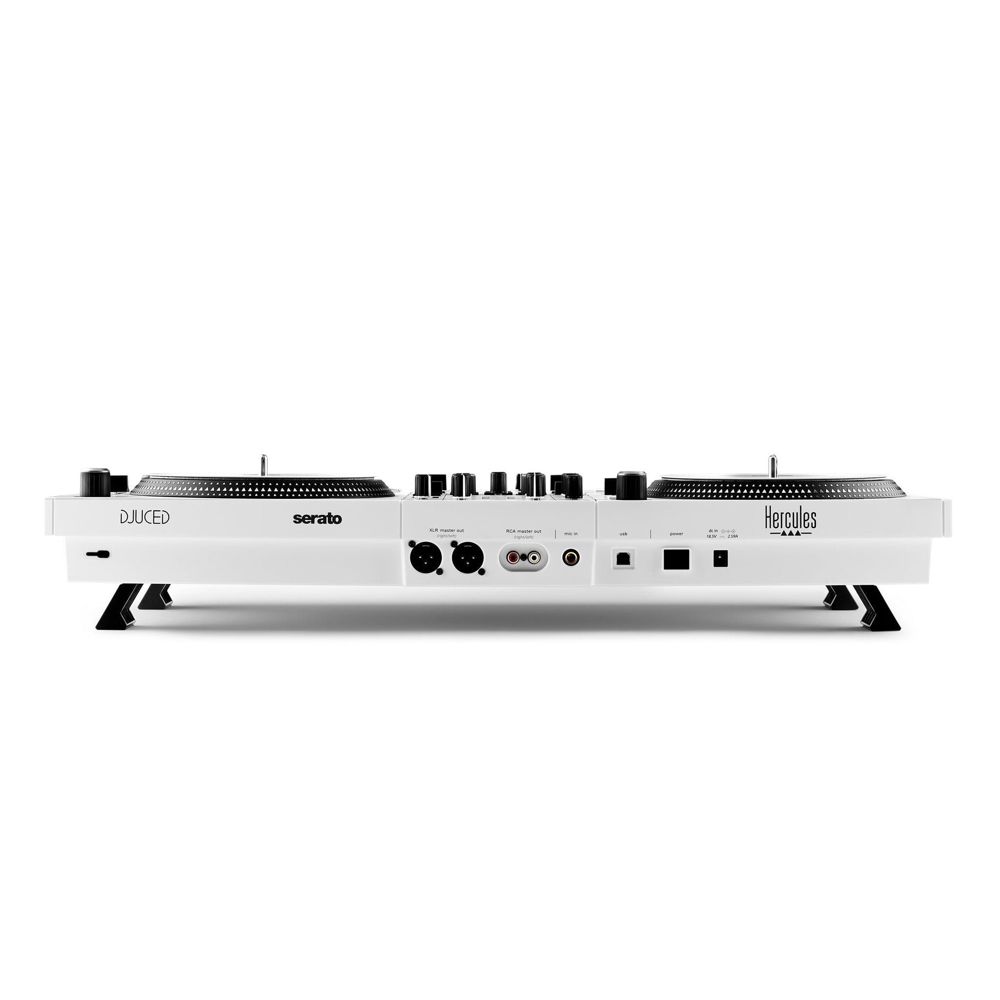  Hercules DJ Control Inpulse T7 2-Deck DJ Controller, White(Hercules Djcontrol Inpulse T7 White Edition Motorized Dj Controller)