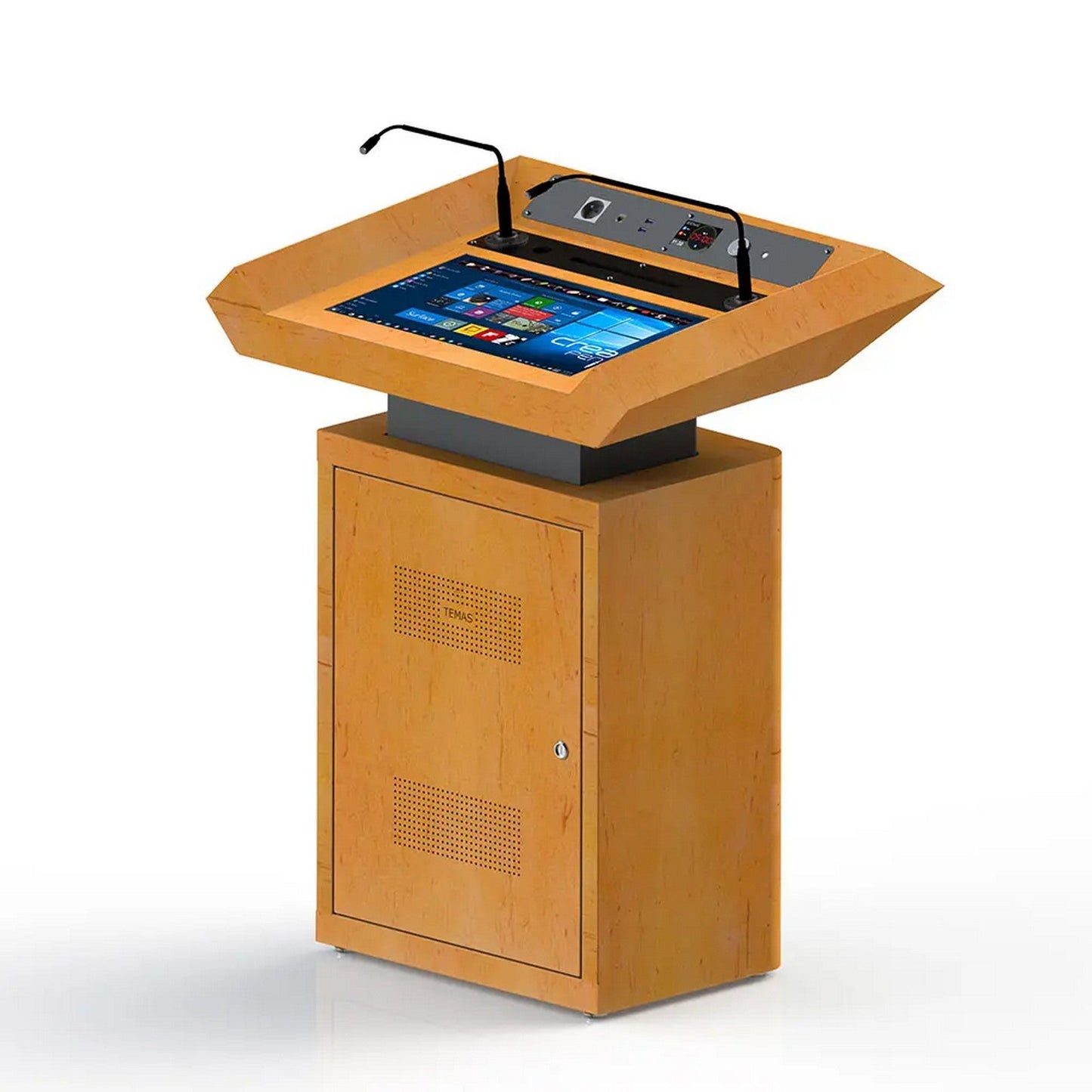  TEMAS TW23P 22-Inch Speaker Screen And 32-Inch Front Screen Digital Lectern(Temas Tw23p 22 Inch Speaker Screen And 32 Inch Front Screen Digital Lectern)