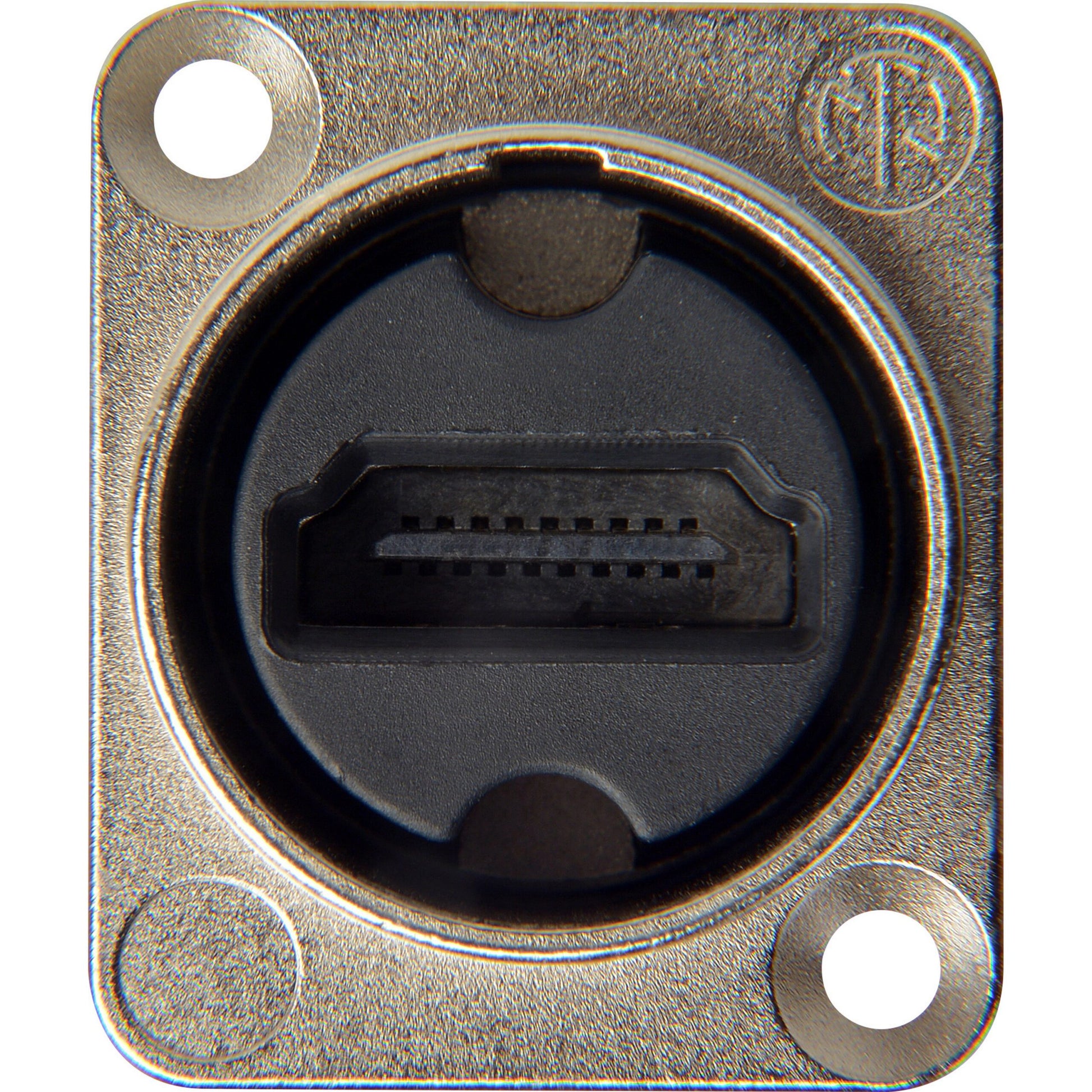  Neutrik NAHDMI-W HDMI 2.0 Feedthrough Adapter, Nickel(Neutrik Nahdmi W Hdmi 2 0 Feedthrough Adapter Nickel)