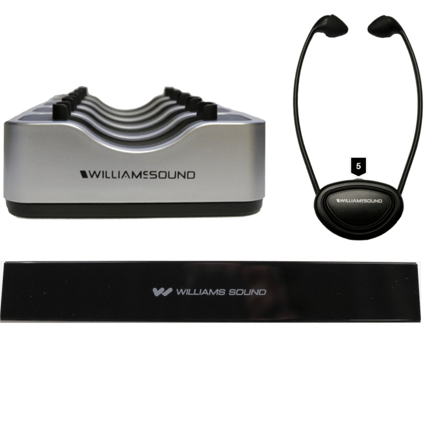  Williams AV IR SY4 Medium-Area Infrared System With Stethoset Receivers(Williams Av Ir Sy4 Medium Area Infrared System With Stethoset Receivers)