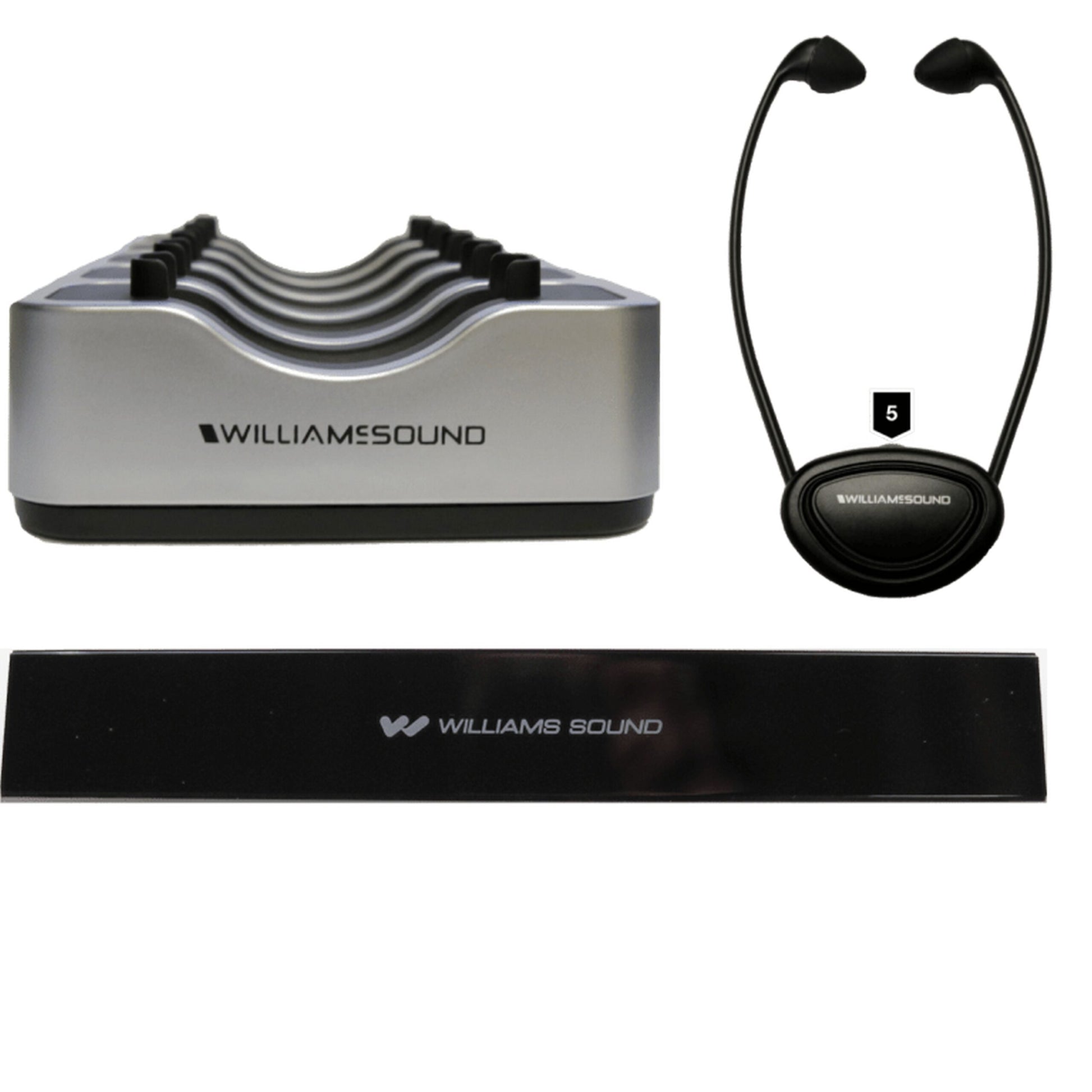  Williams AV IR SY4 Medium-Area Infrared System With Stethoset Receivers(Williams Av Ir Sy4 Medium Area Infrared System With Stethoset Receivers)