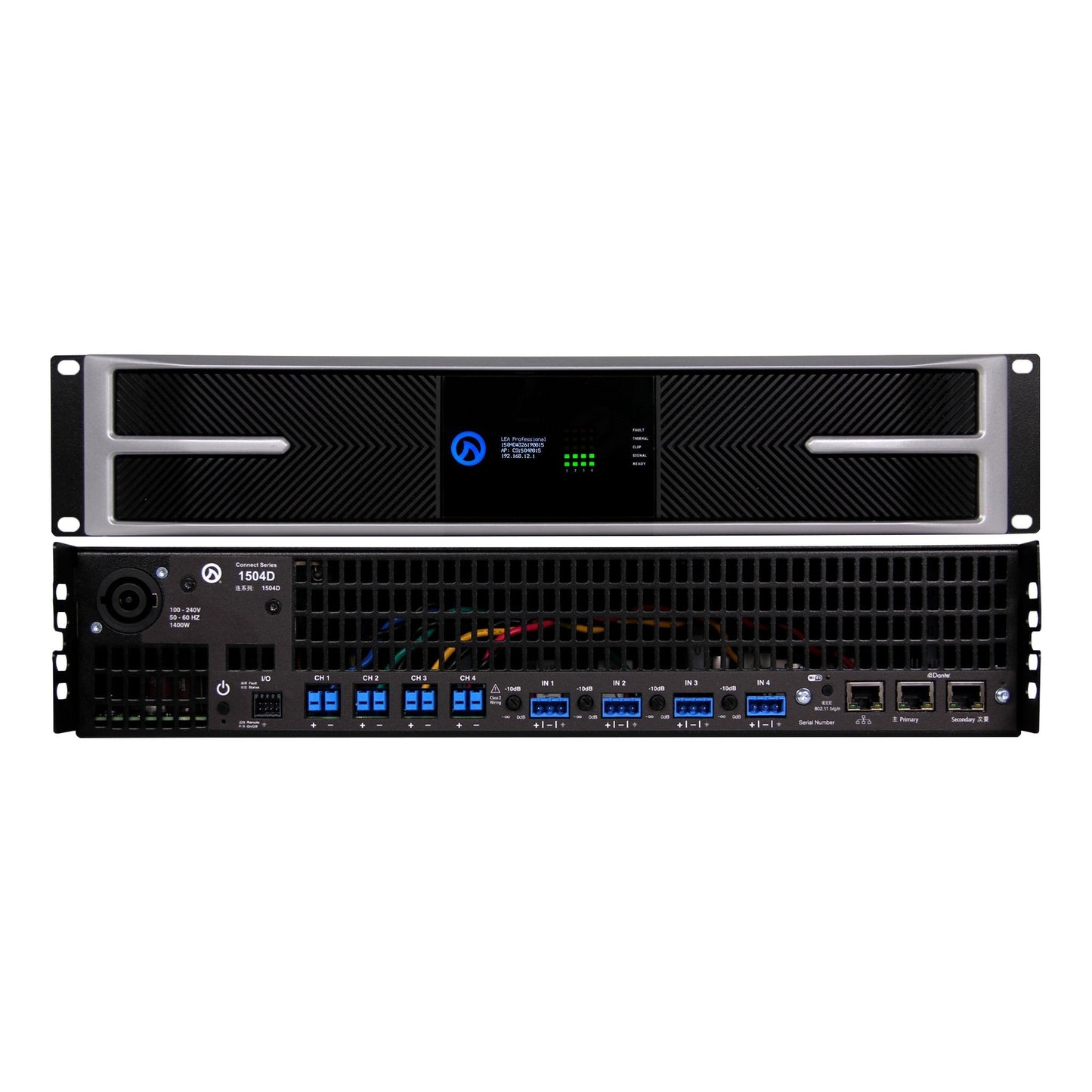  LEA Professional Connect 1504 4-Channel 1500W Power Amplifier(Lea Professional Connect 1504 4 Channel 1500w Power Amplifier)