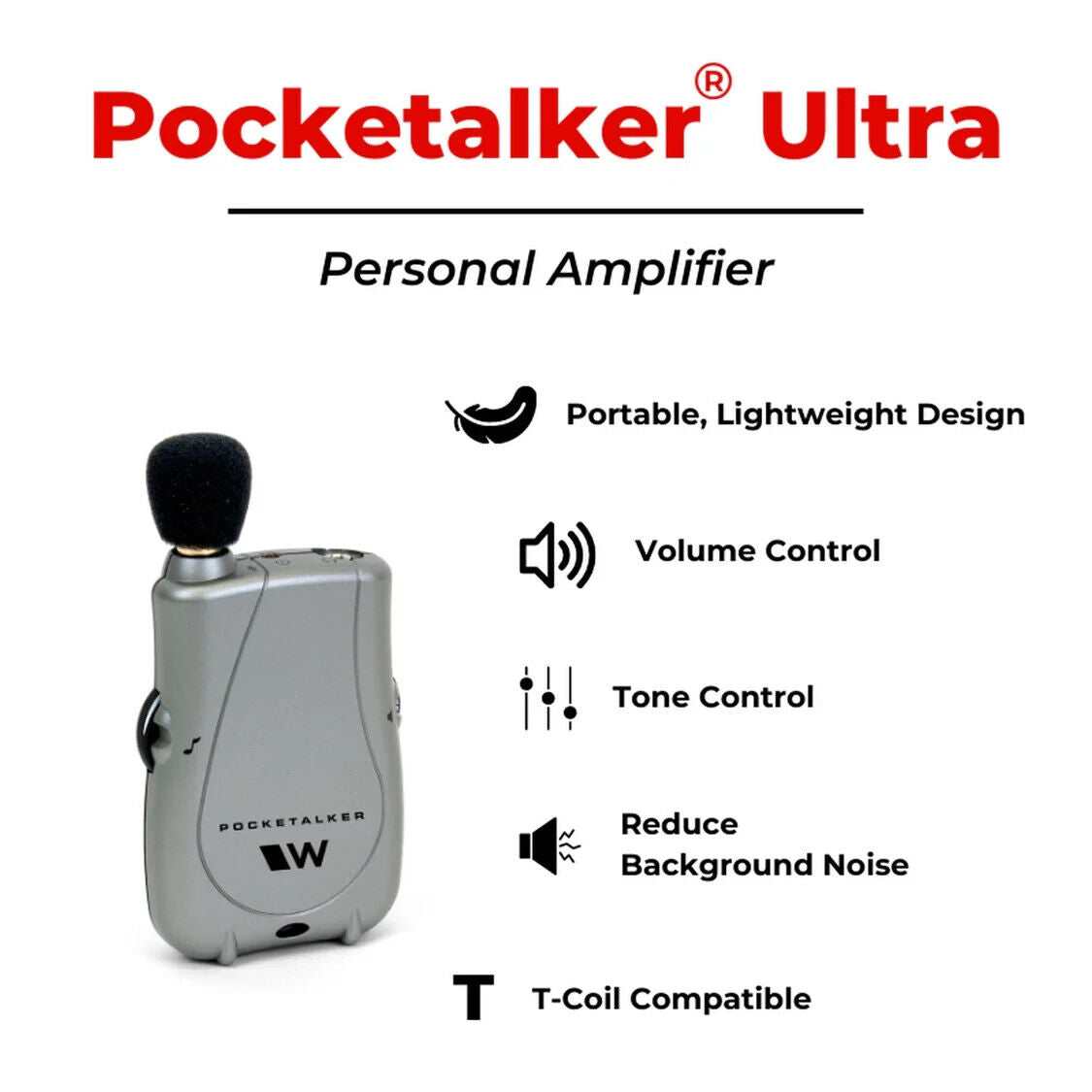  Williams AV PKT D1 EH Pocketalker Ultra Sound Amplifier System(Williams Av Pkt D1 Eh Pocketalker Ultra Sound Amplifier System)