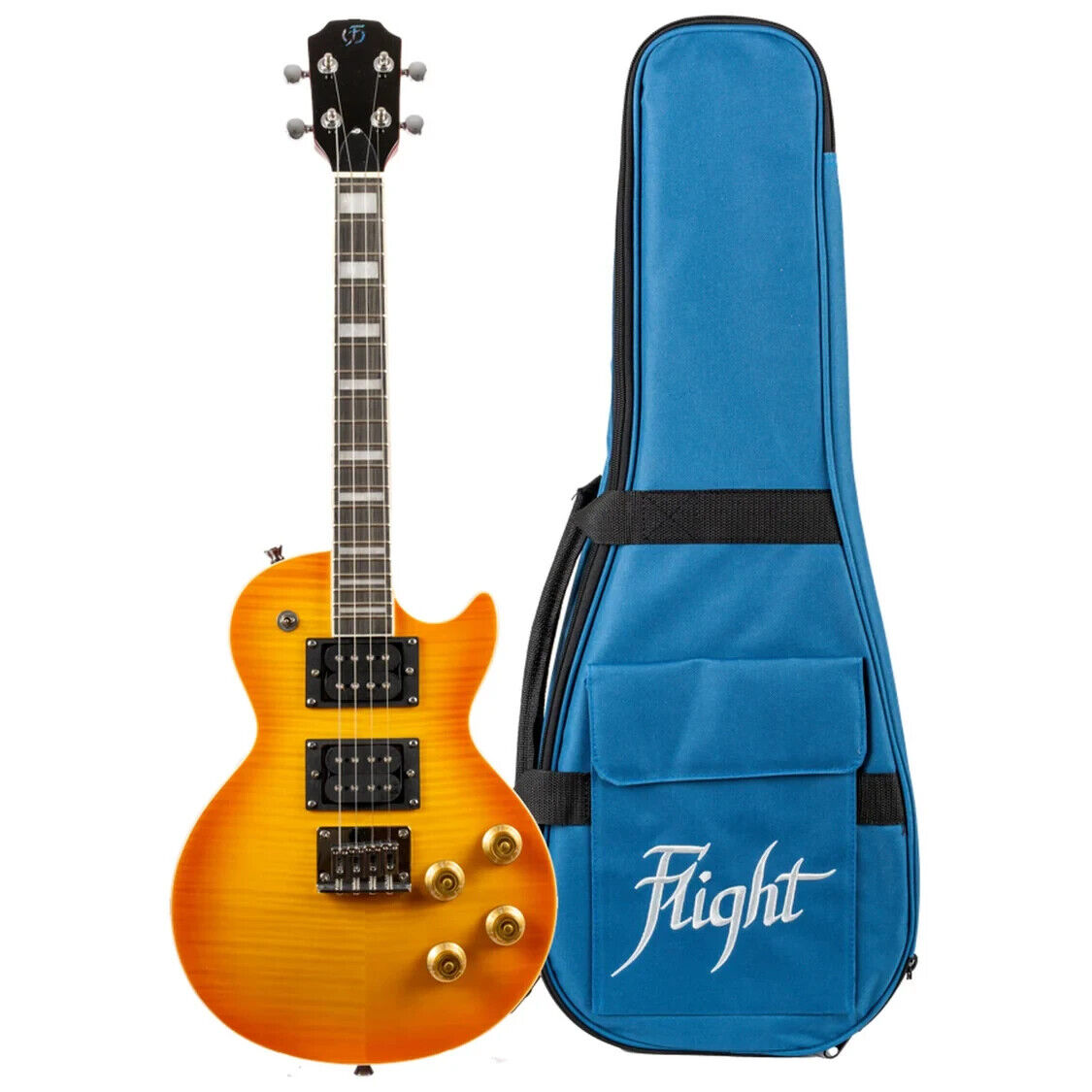  Flight Centurion Vintage Burst Solid Body Electric Ukulele(Flight Centurion Vintage Burst Solid Body Electric Ukulele)