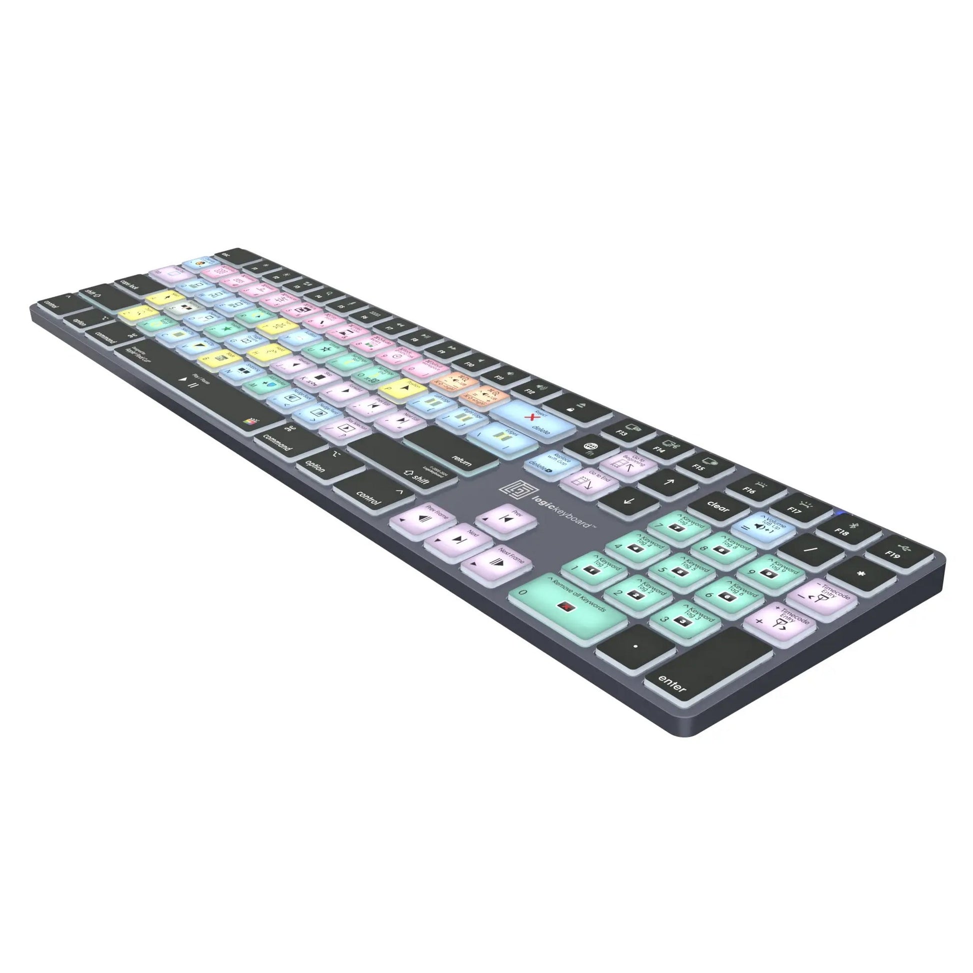  Logickeyboard Titan Wireless Backlit Shortcut Mac Keyboard For Final Cut Pro X(Logickeyboard Titan Wireless Backlit Shortcut Mac Keyboard For Final Cut Pro X)
