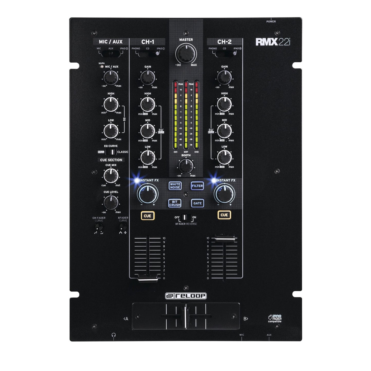 Reloop RMX-22i 2+1 Channel Club Mixer With Integrated Sound Colour Effects(Reloop Rmx 22i 21 Channel Club Mixer With Integrated Sound Colour Effects)