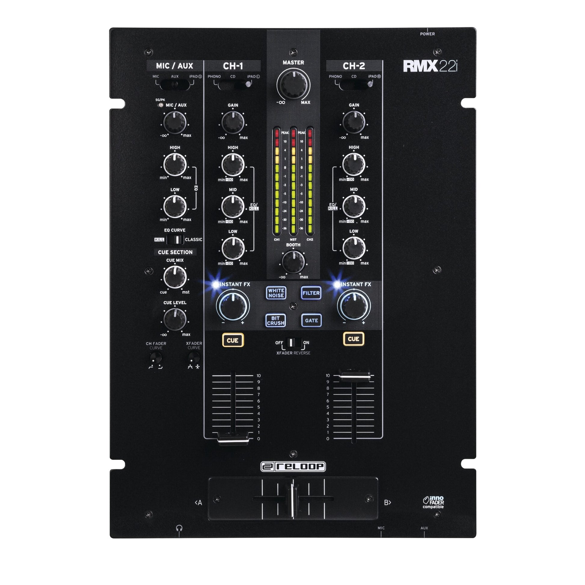  Reloop RMX-22i 2+1 Channel Club Mixer With Integrated Sound Colour Effects(Reloop Rmx 22i 21 Channel Club Mixer With Integrated Sound Colour Effects)