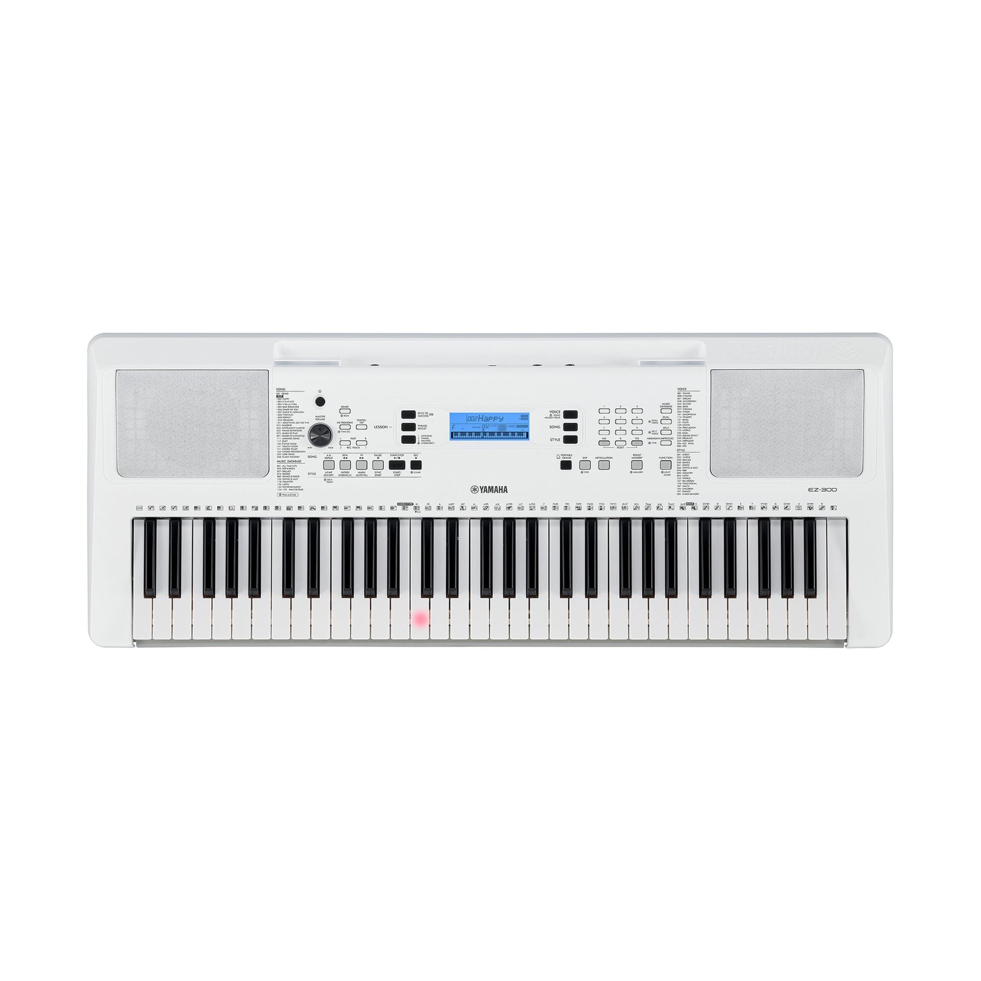  Yamaha EZ300AD 61-Key Touch Sensitive Portable Keyboard With PA130 Power Adapter(Yamaha Ez300ad 61 Key Touch Sensitive Portable Keyboard With Pa130 Power Adapter)