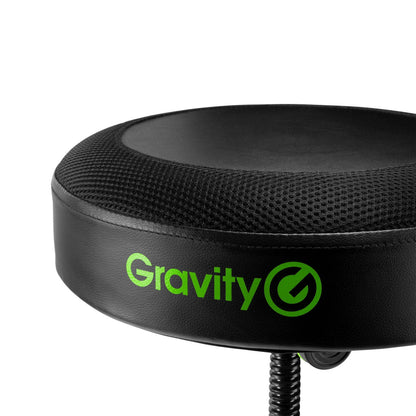  Gravity FD SEAT 1 Round Musicians Stool Foldable, Adjustable Height (Used)(Gravity Fd Seat 1 Round Musicians Stool Foldable Adjustable Height Used)