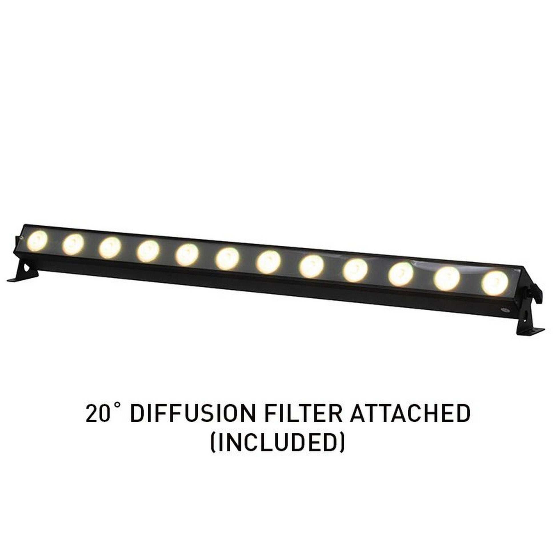  ADJ UBL12HB 12 X 20W RGBAL + UV Linear LED Wash Fixture, 1-Meter(Adj Ubl12hb 12 X 20w Rgbal Uv Linear Led Wash Fixture 1 Meter)