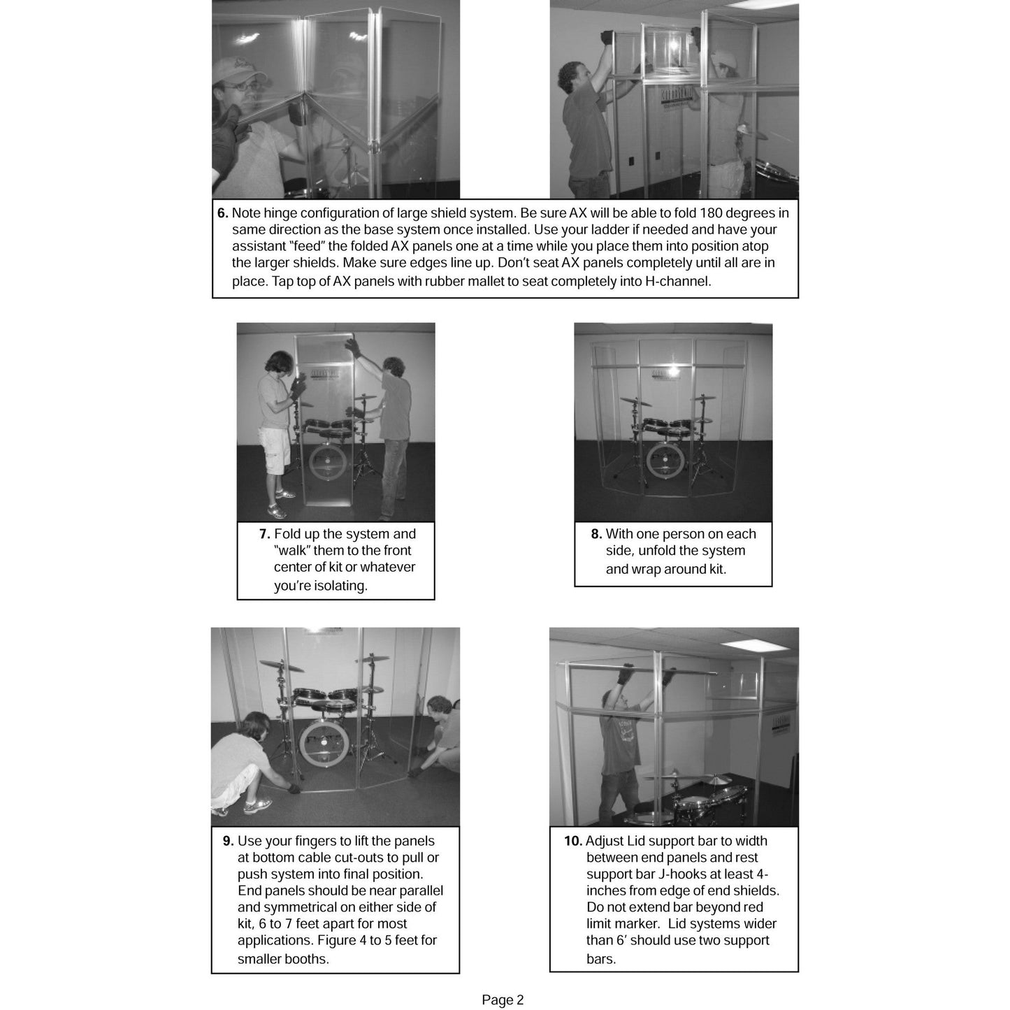  ClearSonic IPA IsoPac A Portable Drum Isolation Booth, 60-70% Volume Reduction(Clearsonic Ipa Isopac A Portable Drum Isolation Booth 60 70 Volume Reduction)