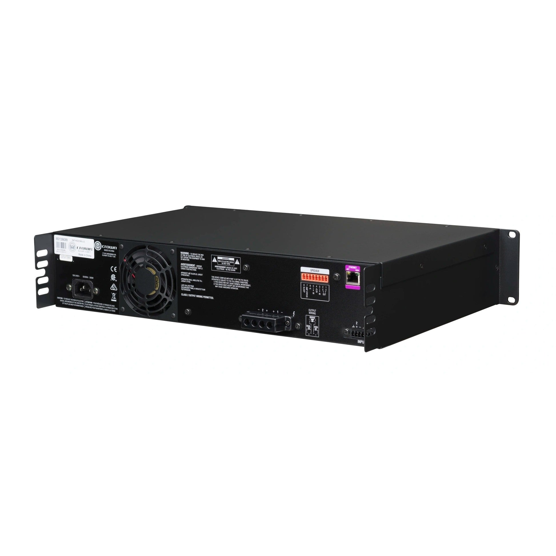  Crown CDi2x600BL 600W 2-Channel Analog Power Amplifier(Crown Cdi2x600bl 600w 2 Channel Analog Power Amplifier)