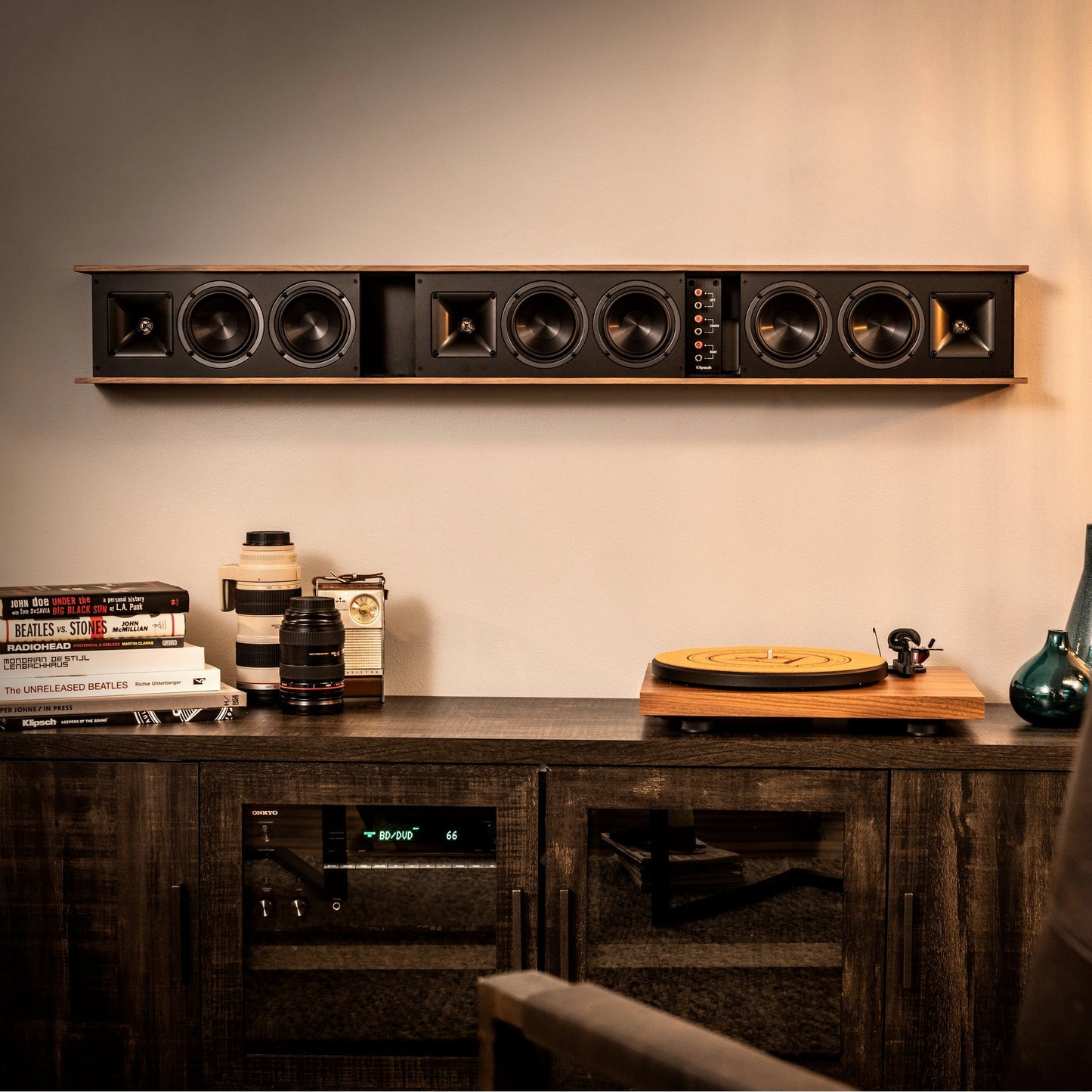  Klipsch ST-BAR Heritage Theater Series Passive LCR Sound Bar, Single Unit(Klipsch St Bar Heritage Theater Series Passive Lcr Sound Bar Single Unit)