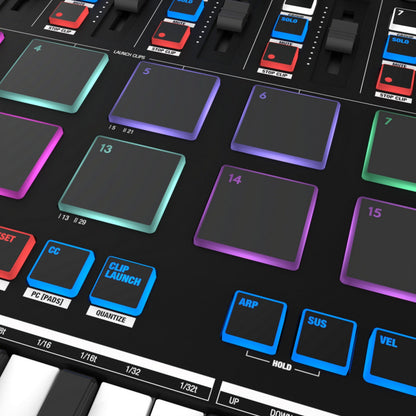  Reloop Keypad Pro 25-Key MIDI DAW Workstation Controller(Reloop Keypad Pro 25 Key Midi Daw Workstation Controller)