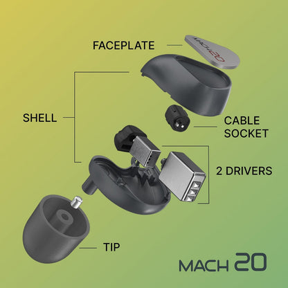  Westone MACH 20 Dual-Driver In-Ear Monitors(Westone Mach 20 Dual Driver In Ear Monitors)
