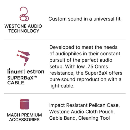  Westone MACH 60 6-Driver In-Ear Monitors(Westone Mach 60 6 Driver In Ear Monitors)