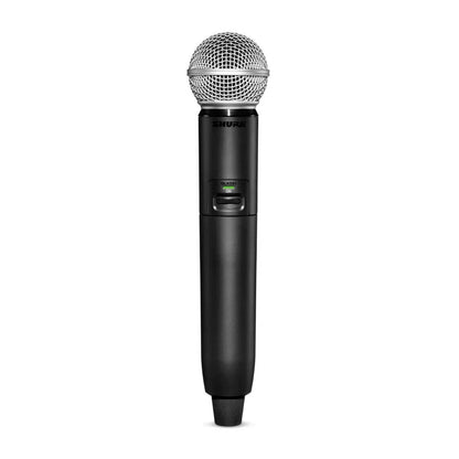  Shure GLXD24+/SM58 Digital Wireless SM58 Handheld Microphone System, Z3 2.4, 5.8 GHz(Shure Glxd24 Sm58 Digital Wireless Sm58 Handheld Microphone System Z3 2 4 5 8 Ghz)