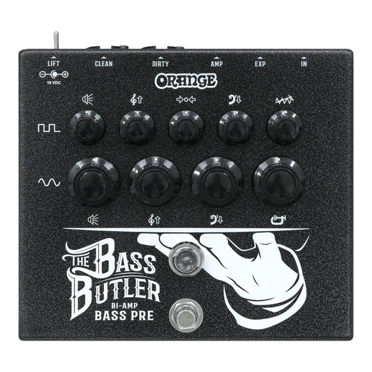  Orange Bass Butler Bi-Amp Bass Preamp Pedal(Orange Bass Butler Bi Amp Bass Preamp Pedal)