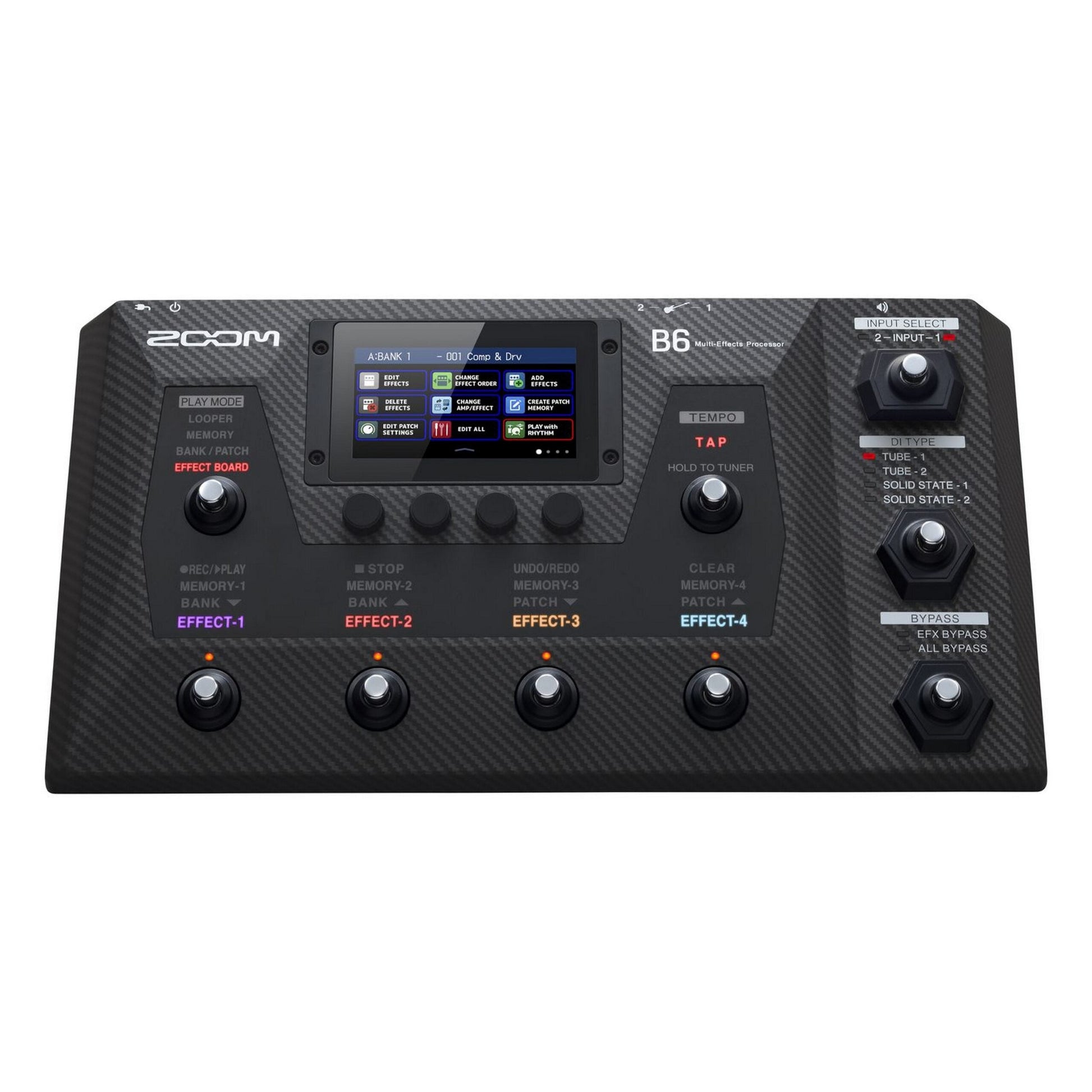  Zoom B6 Multi-Effects Processor For Bass(Zoom B6 Multi Effects Processor For Bass)