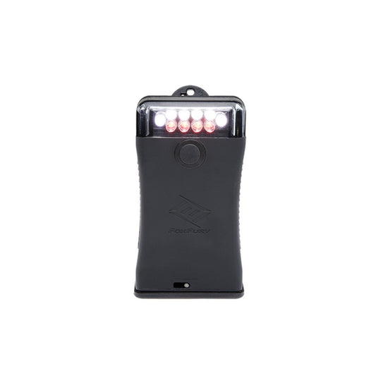  FoxFury 301-004 Scout Clip Light With White And Red LEDs Black(Foxfury 301 004 Scout Clip Light With White And Red Leds Black)