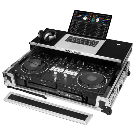  Odyssey DDJ-REV5 1U Flight Case With Glide Style Laptop Platform And Corner Wheels(Odyssey Ddj Rev5 1u Flight Case With Glide Style Laptop Platform And Corner Wheels)