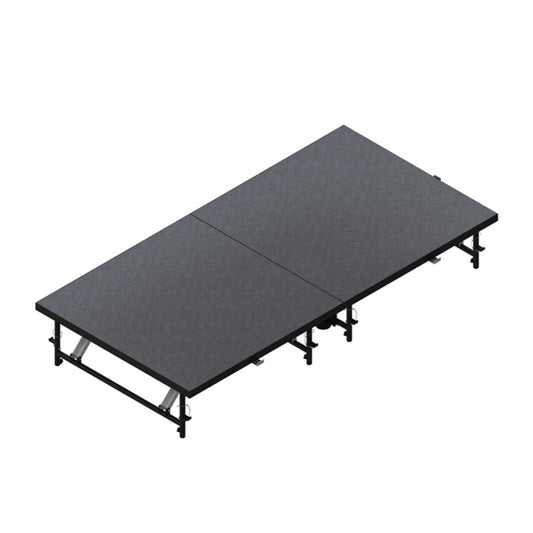  Intellistage Staging 101 FSFPI 4 X 8 Foot 8, 16 Or 24-Inch High Folding Stage In Industrial Finish, Unassembled(Intellistage Staging 101 Fsfpi 4 X 8 Foot 8 16 Or 24 Inch High Folding Stage In Industrial Finish Unassembled)