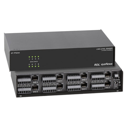  RDL SF-TPS24A 8 Twisted Pair Format-A Output Line-Level Sender(Rdl Sf Tps24a 8 Twisted Pair Format A Output Line Level Sender)