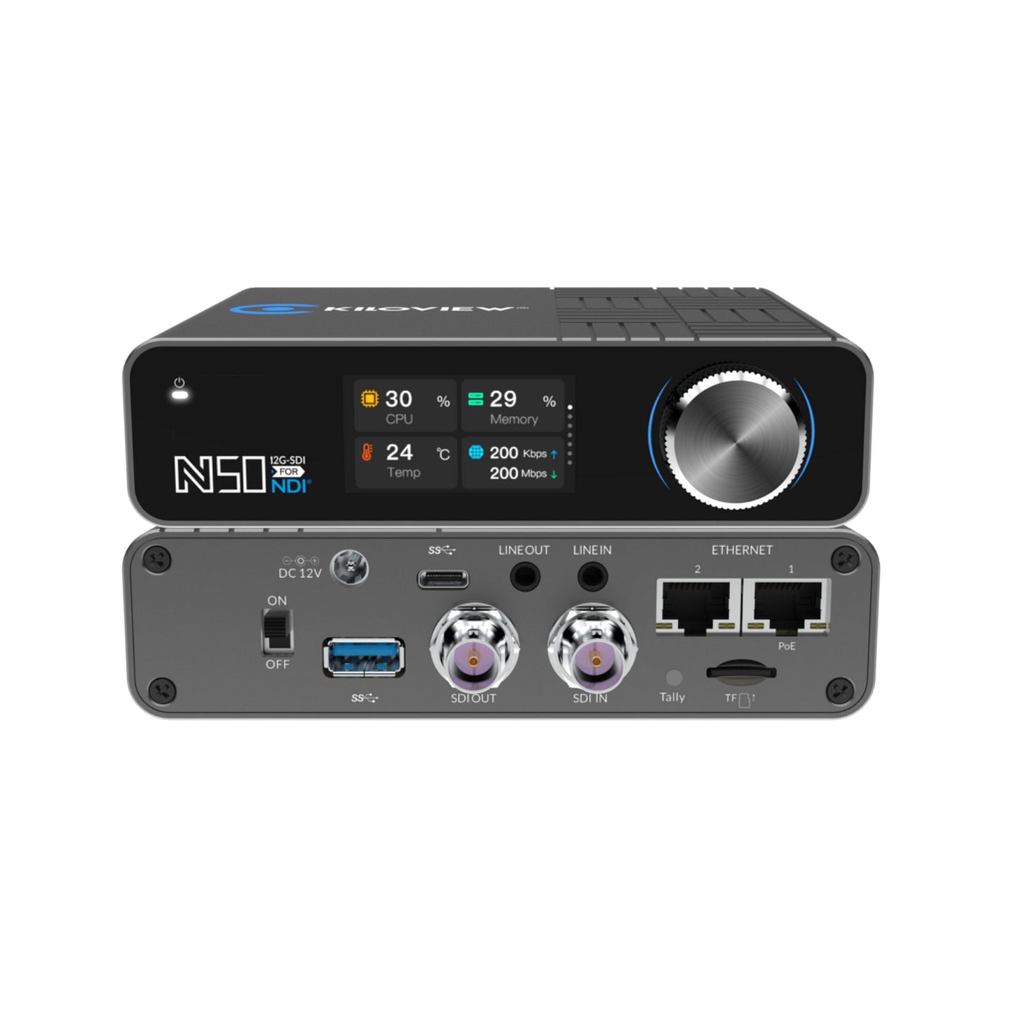  Kiloview N50 12G-SDI/USB To NDI Bi-Directional Converter(Kiloview N50 12g Sdi Usb To Ndi Bi Directional Converter)