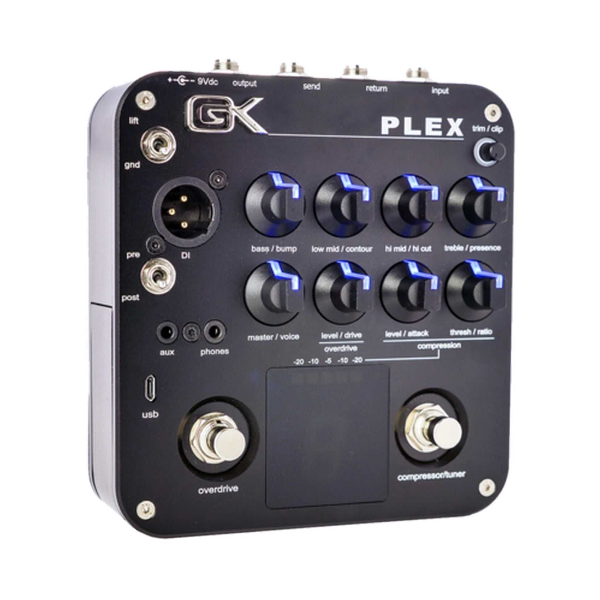  Gallien-Krueger Plex Preamp Pedal With USB(Gallien Krueger Plex Preamp Pedal With Usb)
