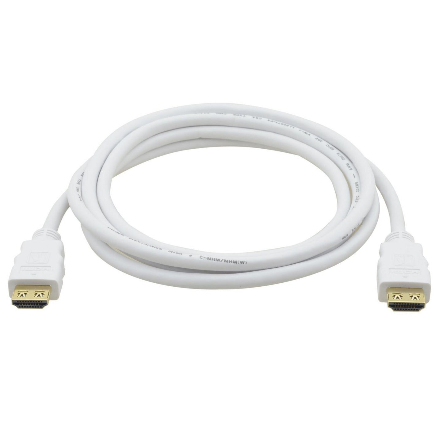  Kramer C-MHM/MHM(W)-10 Flexible 4K High-Speed HDMI Cable With Ethernet, White, 10-Foot(Kramer C Mhm Mhmw 10 Flexible 4k High Speed Hdmi Cable With Ethernet White 10 Foot)