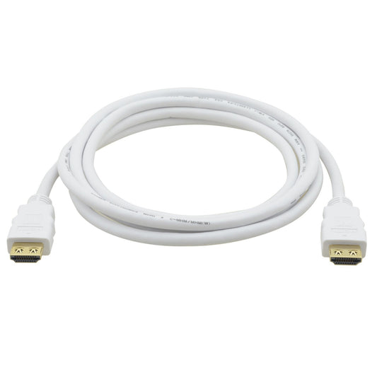  Kramer C-MHM/MHM(W)-10 Flexible 4K High-Speed HDMI Cable With Ethernet, White, 10-Foot(Kramer C Mhm Mhmw 10 Flexible 4k High Speed Hdmi Cable With Ethernet White 10 Foot)