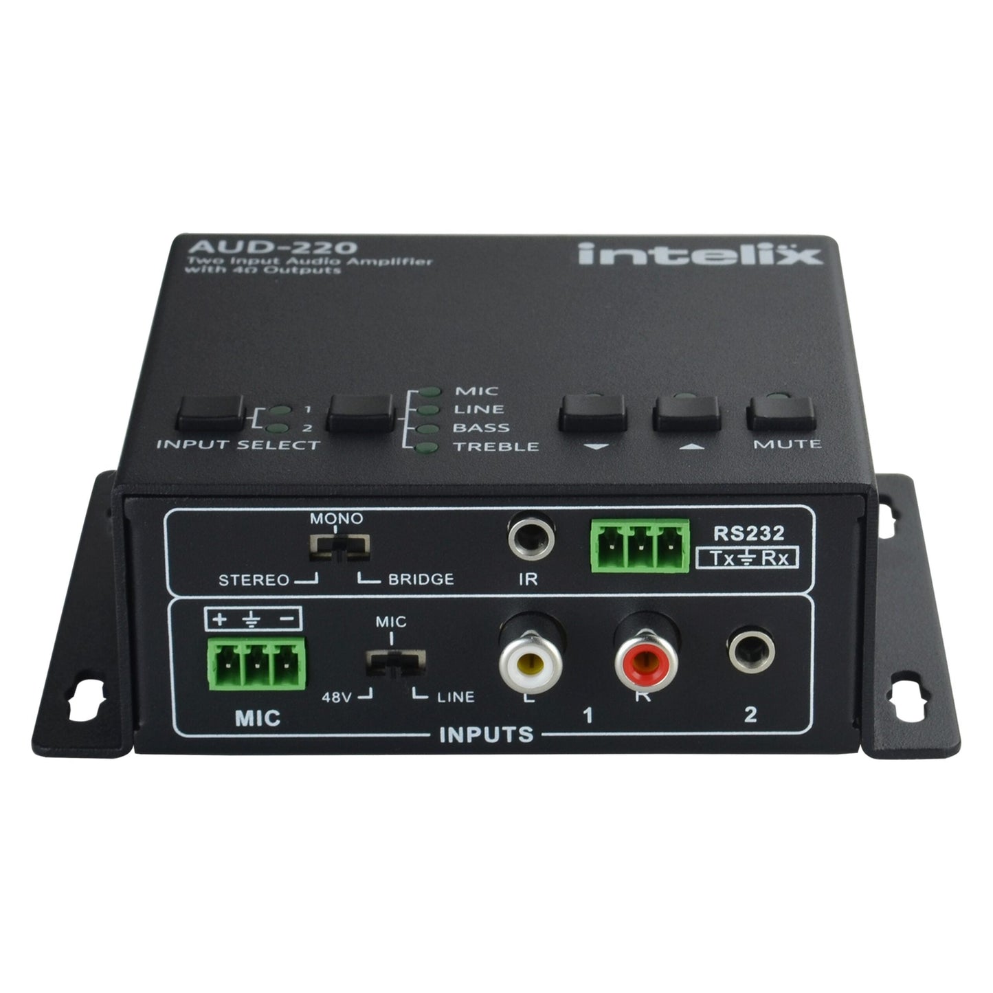  Intelix AUD-220 2 Input Audio Amplifier(Intelix Aud 220 2 Input Audio Amplifier)