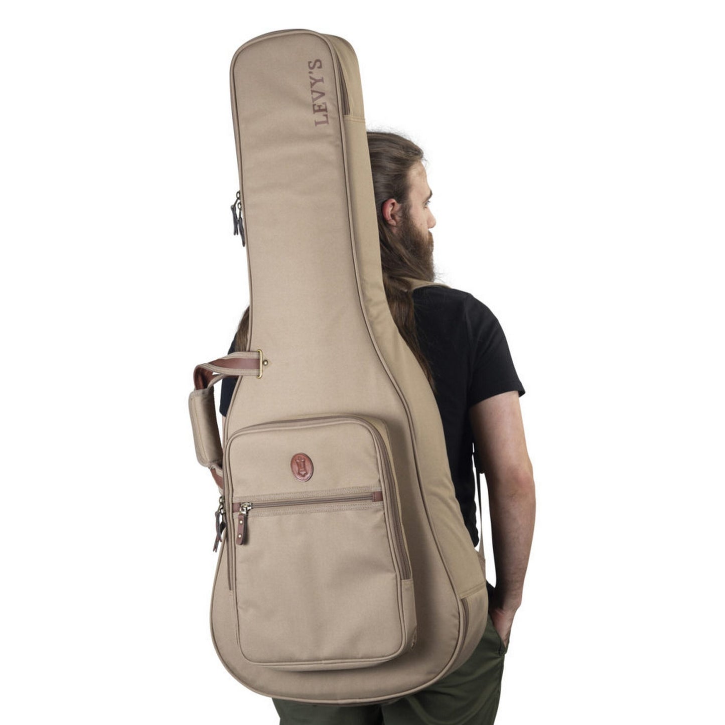  Levy's Deluxe Gig Bag For Classical Guitars, Tan(Levys Lvyclassicgb200 Deluxe Gig Bag For Classical Guitars Tan)