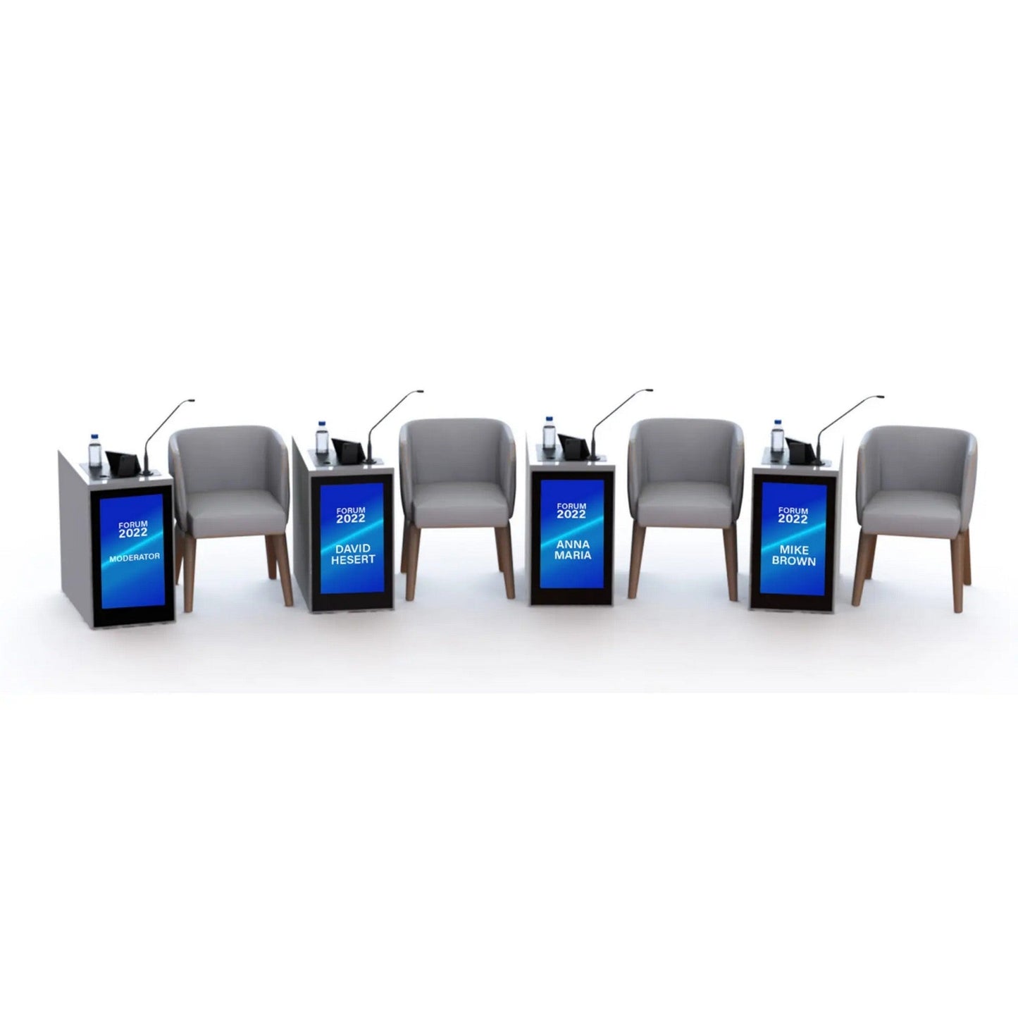  TEMAS DS24T 24-Inch Front Screen Panel Digital Discussion Stand(Temas Ds24t 24 Inch Front Screen Panel Digital Discussion Stand)