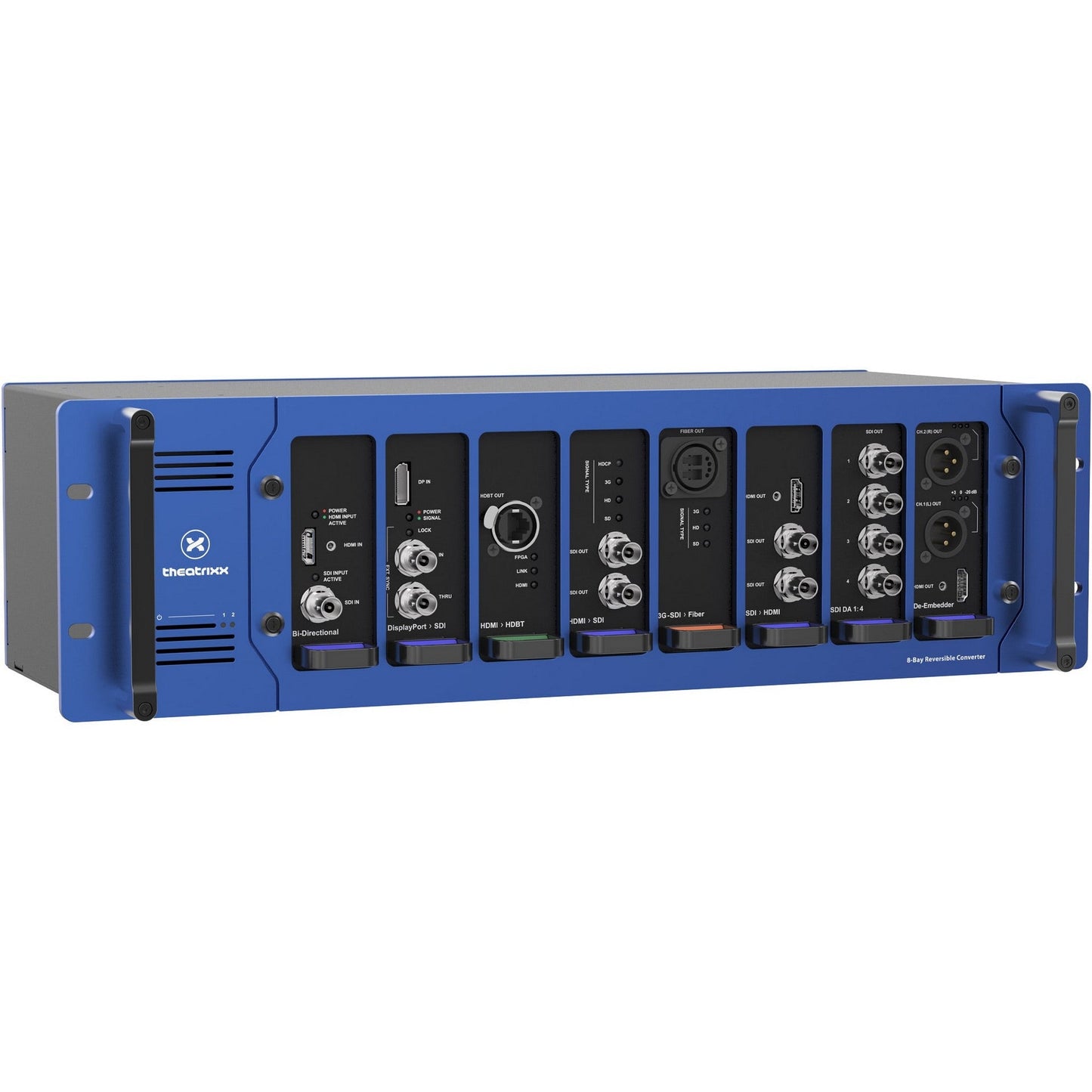  Theatrixx Reversible Module Dual Channel 3G-SDI To Fiber Converter, Single-Mode Or Multimode, OpticalCON Duo Or Optical QUAD(Theatrixx Reversible Module Dual Channel 3g Sdi To Fiber Converter Single Mode Or Multimode Opticalcon Duo Or Optical Quad)