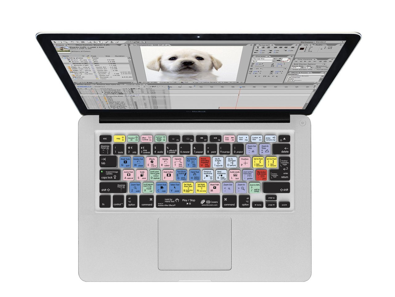  KB Covers After Effects Keyboard Cover For MacBook/Air 13/Pro 2008+/Retina And Wireless(Kb Covers Ae M Cc 2 After Effects Keyboard Cover For Macbook Air 13 Pro 2008 Retina And Wireless)