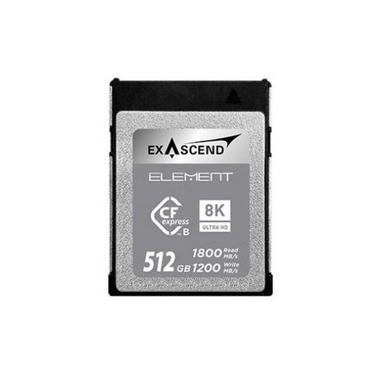  Exascend 512GB Element CFexpress Memory Card, Type B(Exascend Expc3s512gb 512gb Element Cfexpress Memory Card Type B)