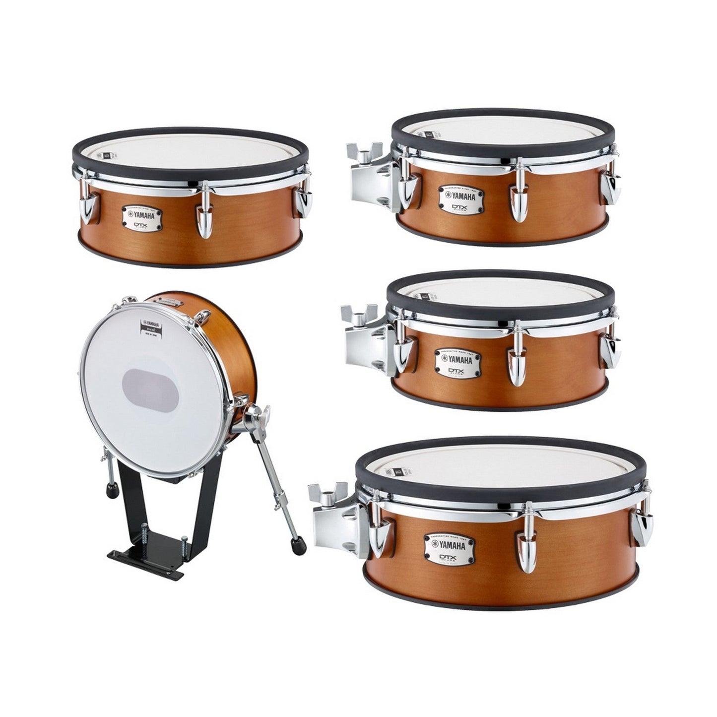  Yamaha Textured Cellular Silicone Drum Pad Set For DTX10K-X Electronic Drum Kit(Yamaha Textured Cellular Silicone Drum Pad Set For Dtx10k X Electronic Drum Kit)