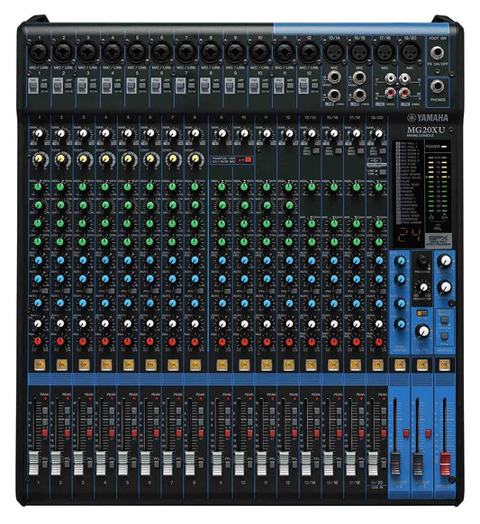 Yamaha MG20XU 20-Channel USB Mixer With Built-in SPX Digital Effects(Yamaha Mg20xu 20 Channel Usb Mixer With Built In Spx Digital Effects)