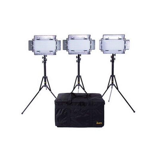  Ikan IB508-V2-KIT Kit With 3 X IB508-v2 Bi Color LED Studio Light(Ikan Ib508 V2 Kit Kit With 3 X Ib508 V2 Bi Color Led Studio Light)