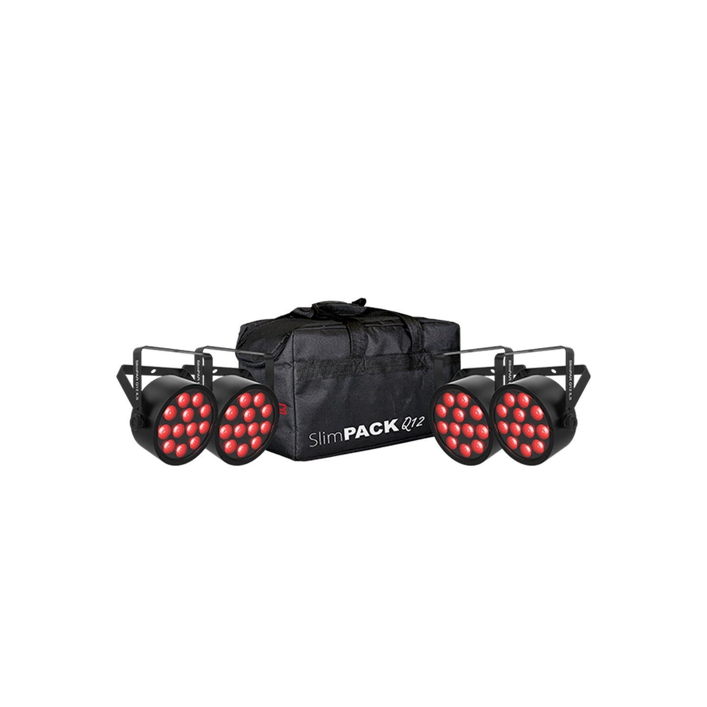  Chauvet DJ SlimPACK Q12 ILS Low-Profile High-Output Quad-Color RGBA LED Par Bundle(Chauvet Dj Slimpack Q12 Ils Low Profile High Output Quad Color Rgba Led Par Bundle)