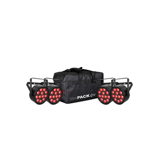  Chauvet DJ SlimPACK Q12 ILS Low-Profile High-Output Quad-Color RGBA LED Par Bundle(Chauvet Dj Slimpack Q12 Ils Low Profile High Output Quad Color Rgba Led Par Bundle)