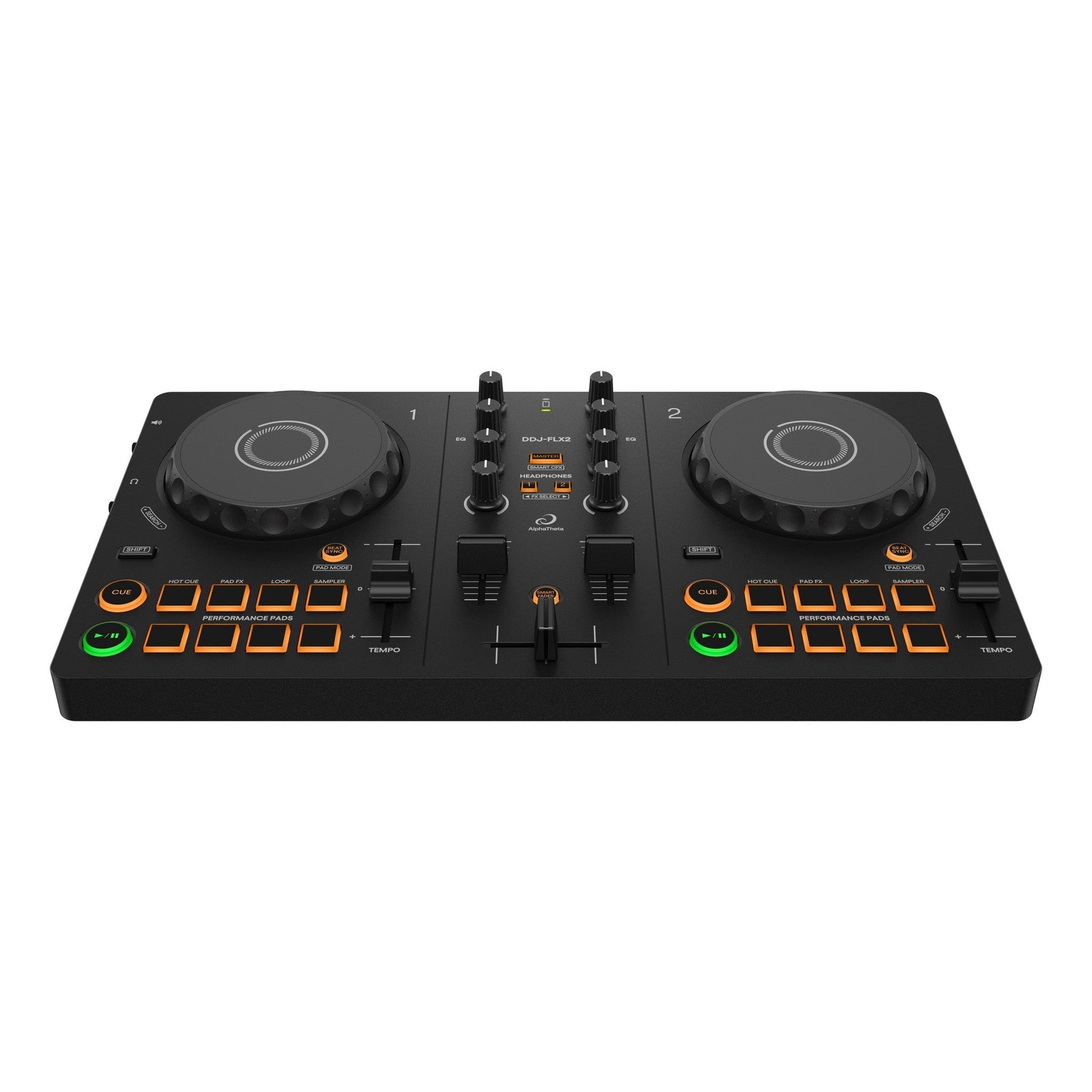  AlphaTheta DDJ-FLX2 Compact 2-Channel DJ Controller(Alphatheta Ddj Flx2 Compact 2 Channel Dj Controller)