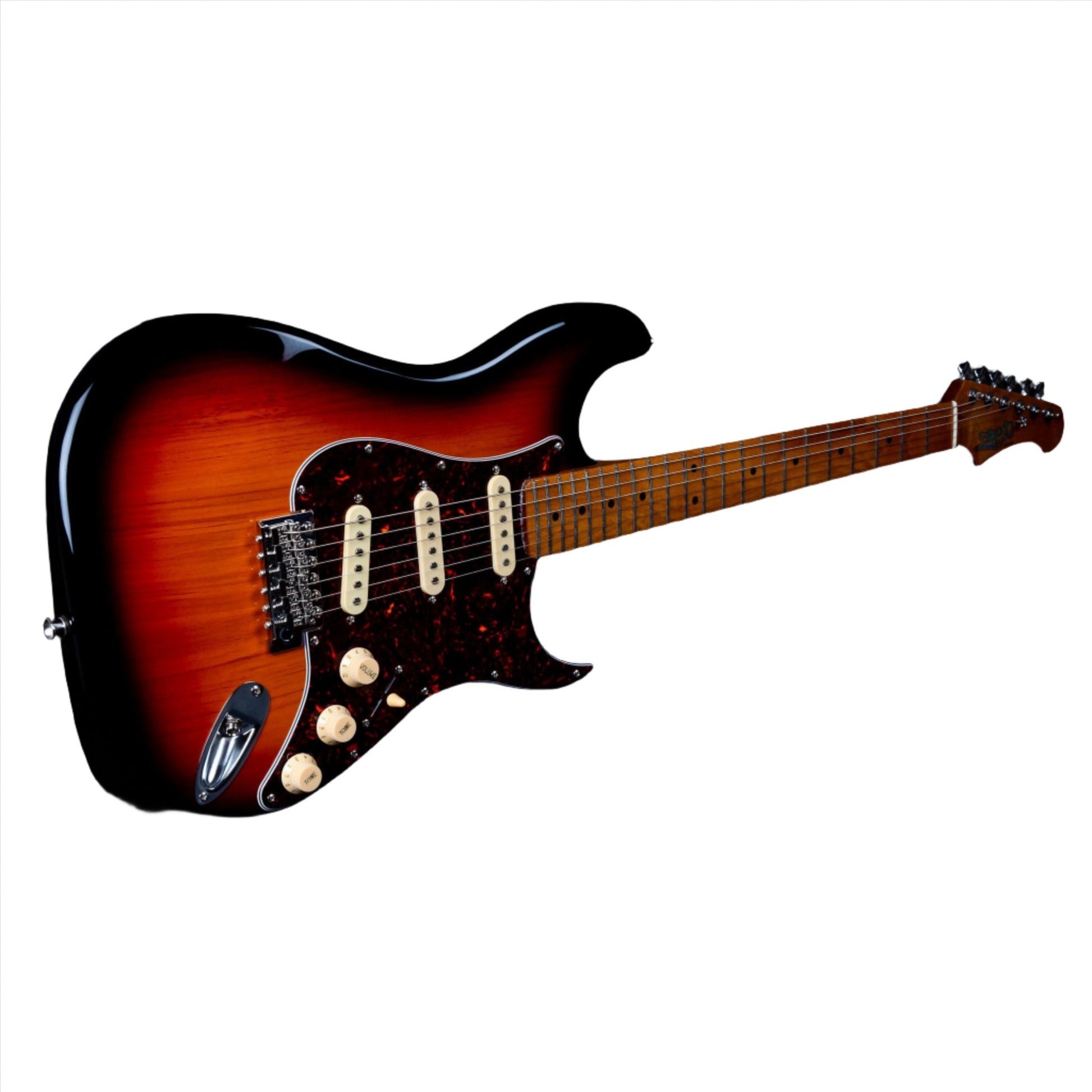  JET Guitars JS 300 SB SSS Basswood Body Electric Guitar With Roasted Maple Neck/Fretboard(Jet Guitars Js 300 Sb Sss Basswood Body Electric Guitar With Roasted Maple Neck Fretboard)