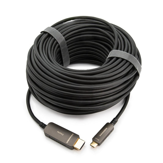  Kramer CP-AOCU/CH-15 Active Optical 4K USB Type C Male To HDMI Male, 15 Foot(Kramer Cp Aocu Ch 15 Active Optical 4k Usb Type C Male To Hdmi Male 15 Foot)