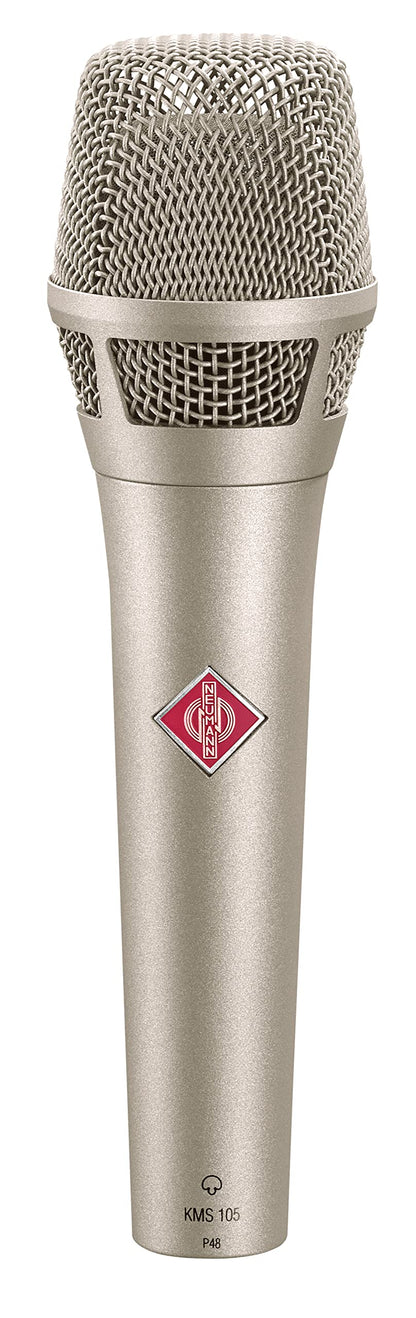  Neumann KMS 105 NI Supercardioid Handheld With K105 Capsule, KMS Pouch And SG105 Nickel(Neumann Kms 105 Ni Supercardioid Handheld With K105 Capsule Kms Pouch And Sg105 Nickel)